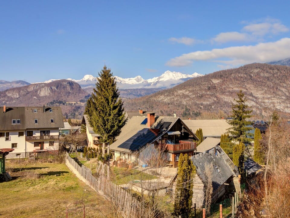 Mountainous Landforms, Mountain, House, Hill, Mountain Range, Winter, Residential Area, Roof, Highland, Home