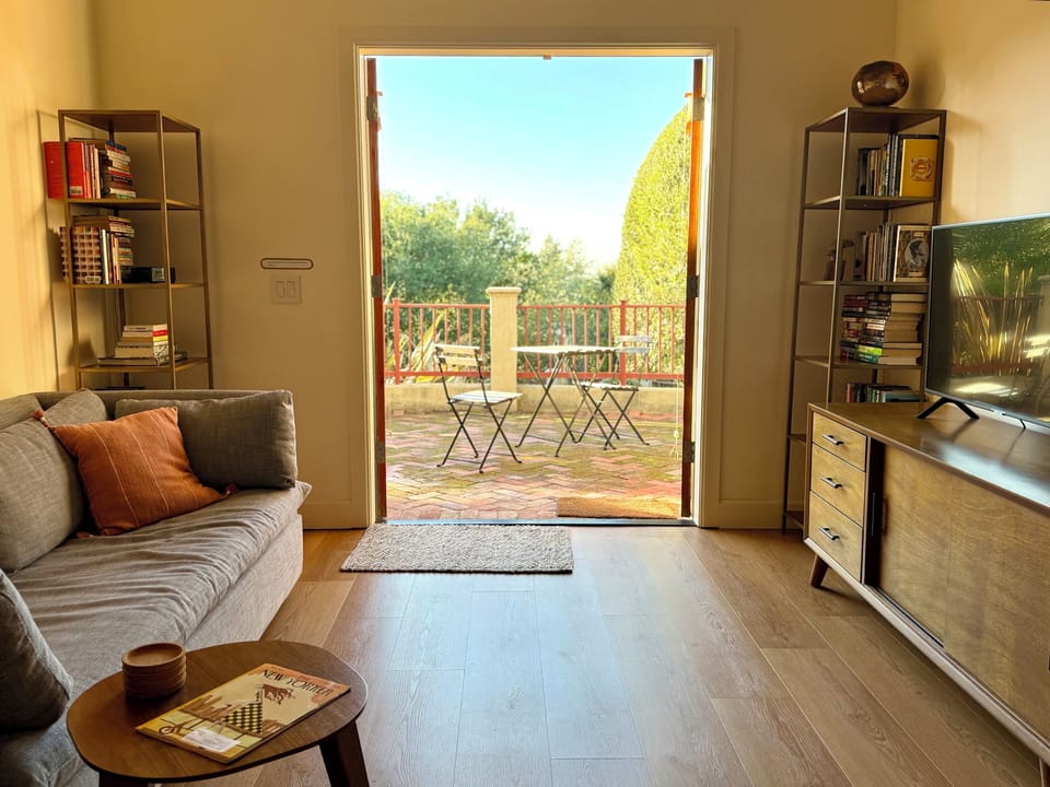 Living room view of patio...