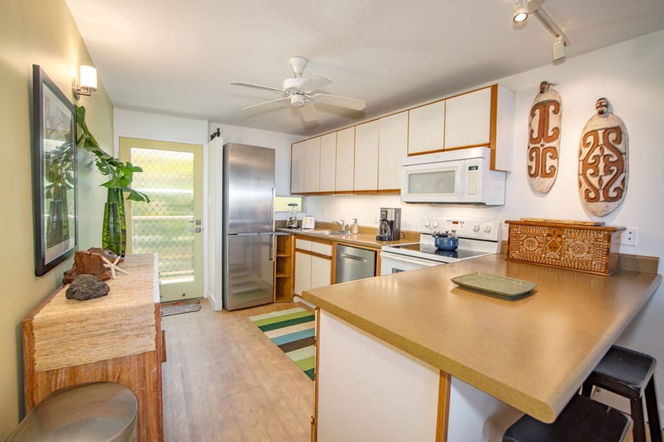 Ample counter space makes meal prepping a breeze
