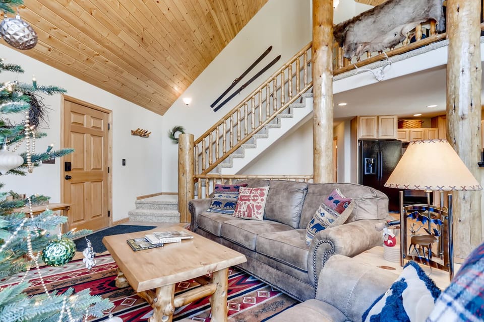 The upstairs suite is close, but private.