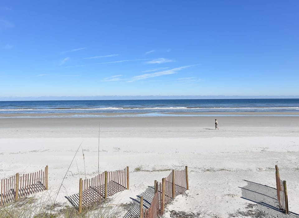 View of the beach