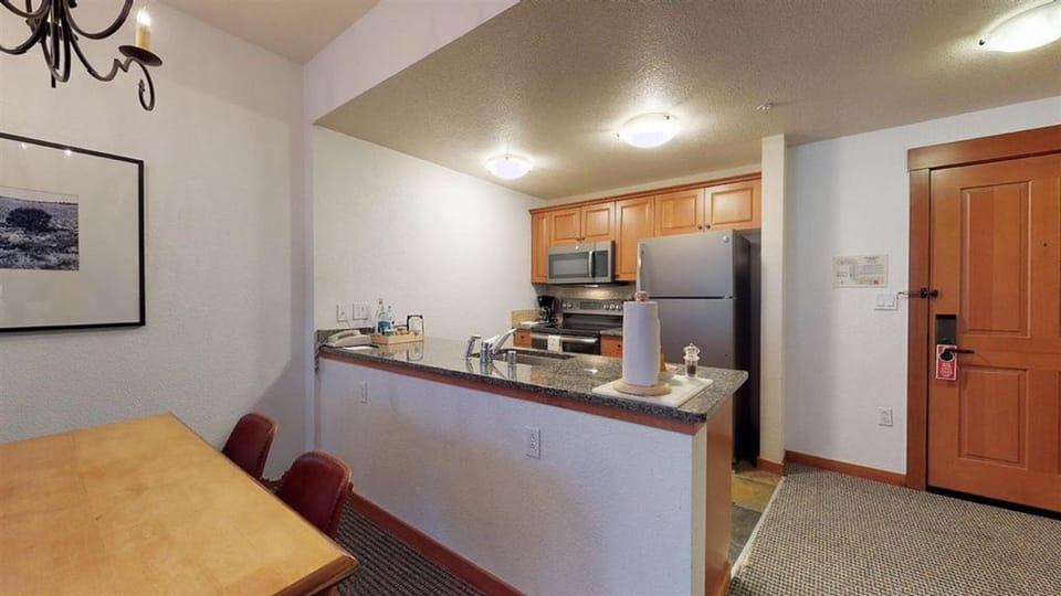 This picture is before our remodel, new floors, and new furniture.