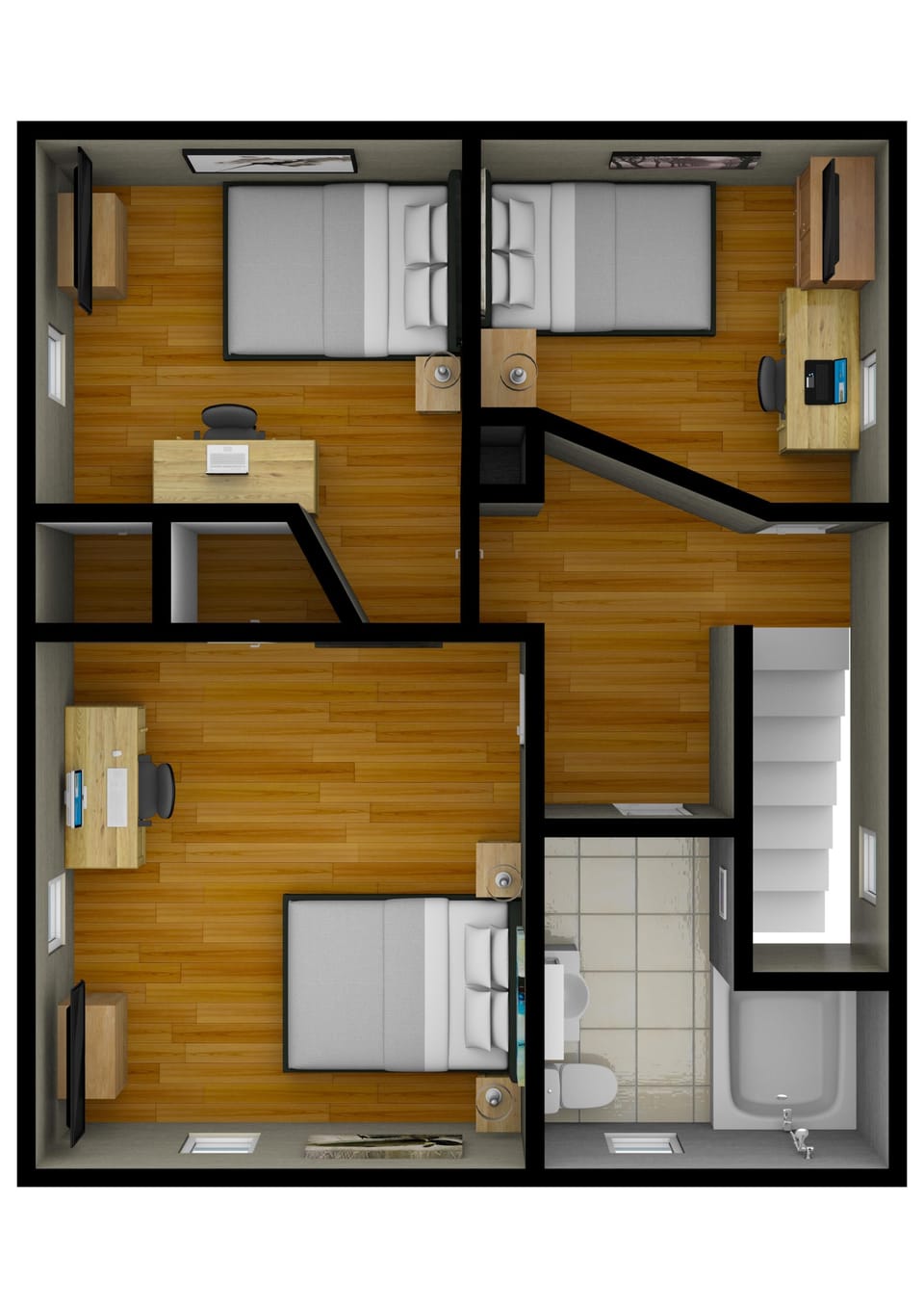 The Wheelhouse second floor layout