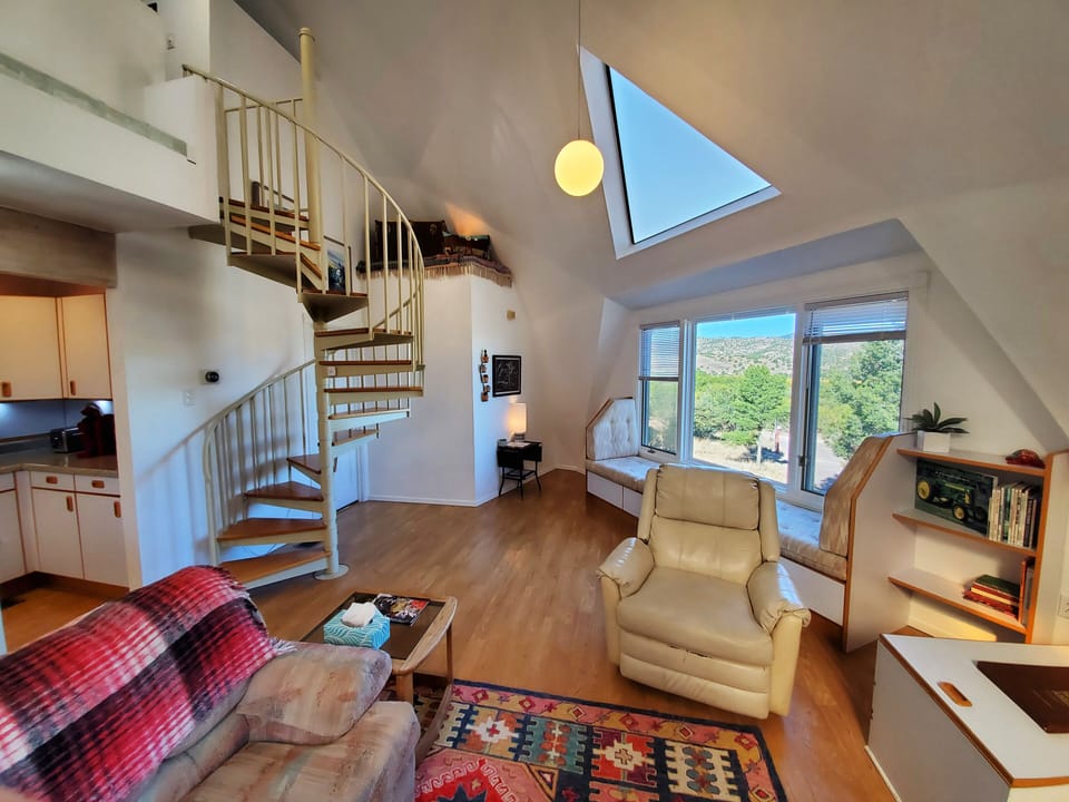 Living area with a view.