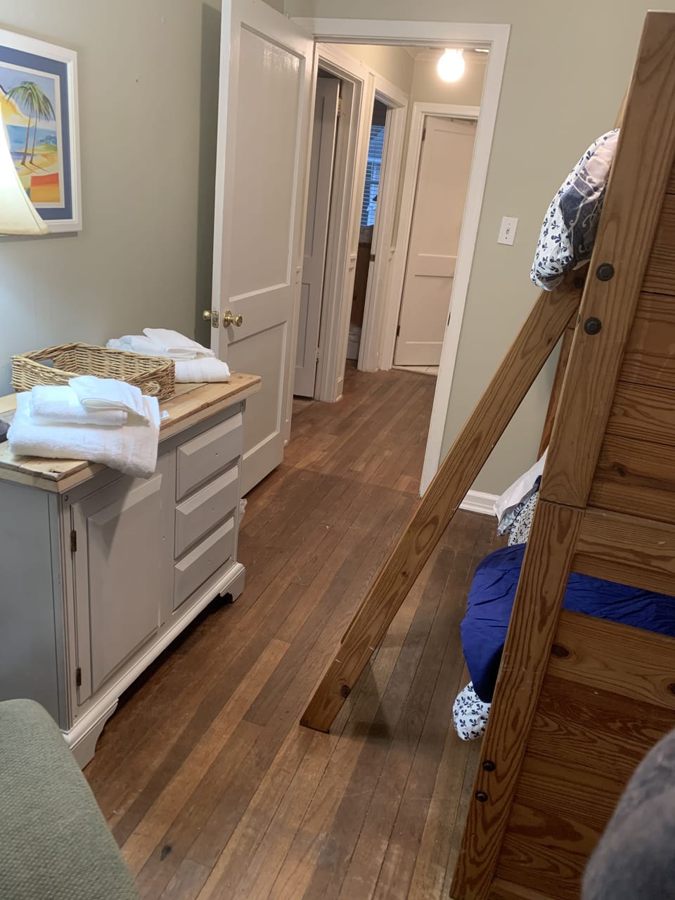 bedroom 4 upstairs bunk beds with trundle 