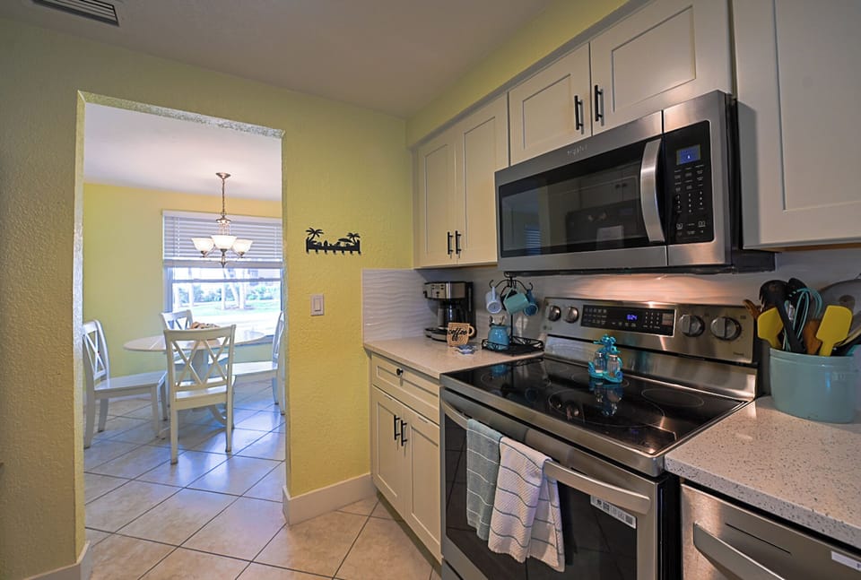 Full kitchen with access to separate dining