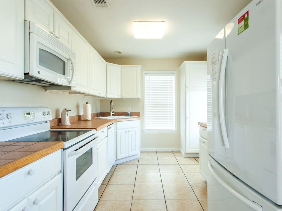 well equipped kitchen on second floor
