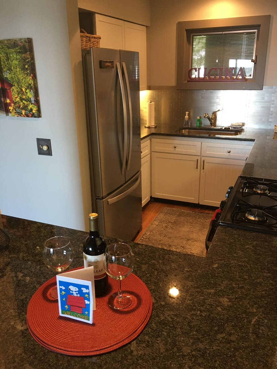 Whip up gourmet meals in the modern kitchen
