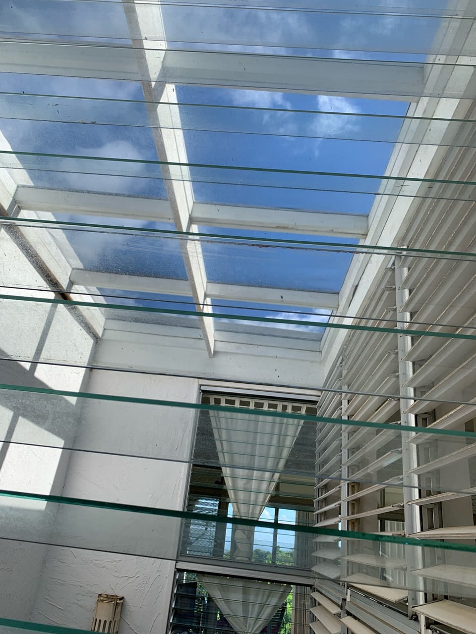 Atrium ceiling view on balcony level cont.