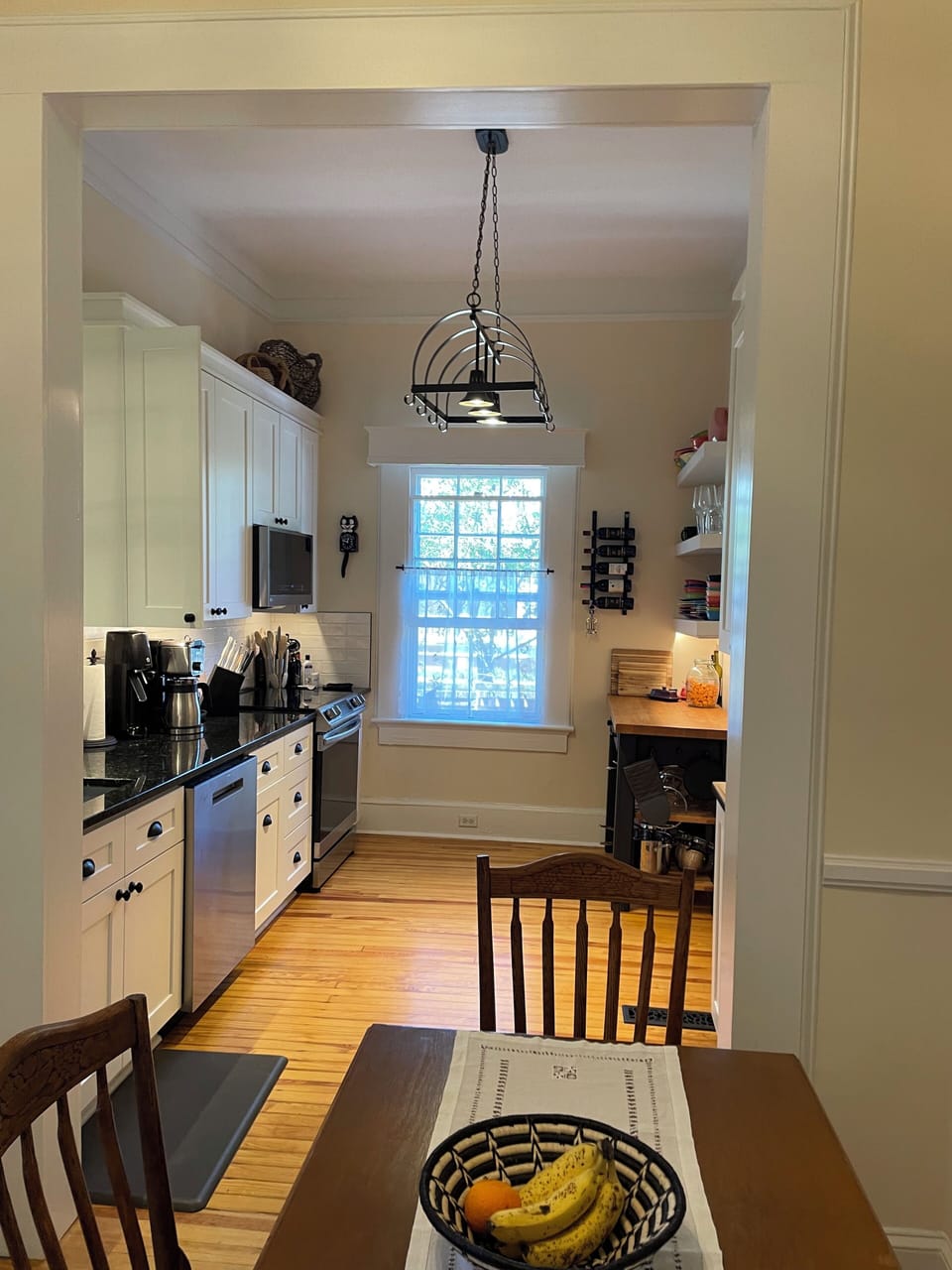 large, newly renovated kitchen with an induction stove and all amenities.