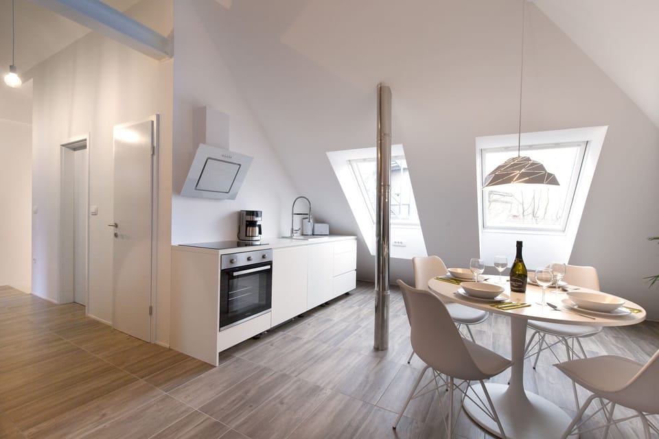 Kitchen and dining area