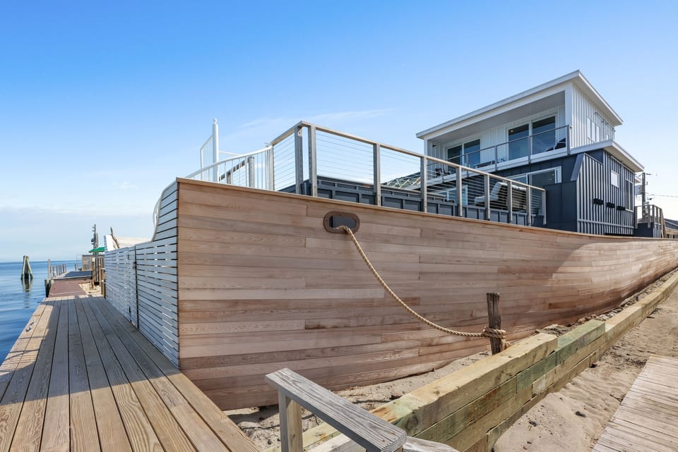 The boat house! where your summer dreams begin! Pool and deck with amazing views