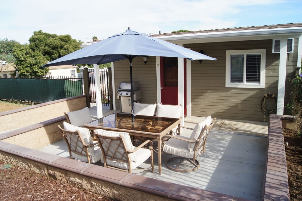 Relax and enjoy a BBQ on your Private Patio.