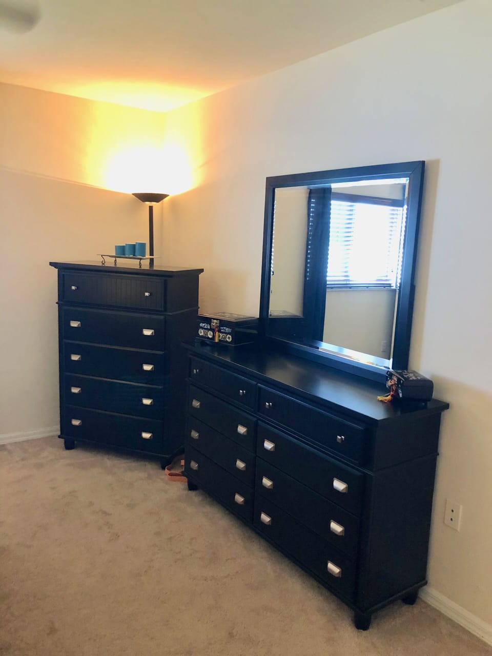 Master bedroom with Dresser