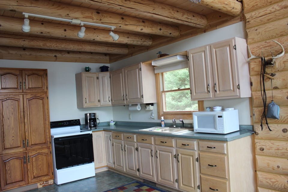 Fully stocked kitchen