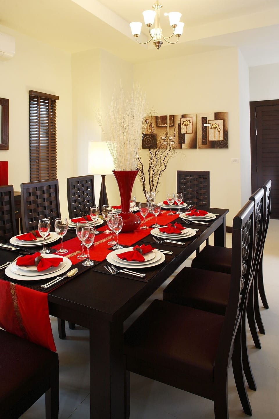 Dining Table for guests to eat in house Thai meals