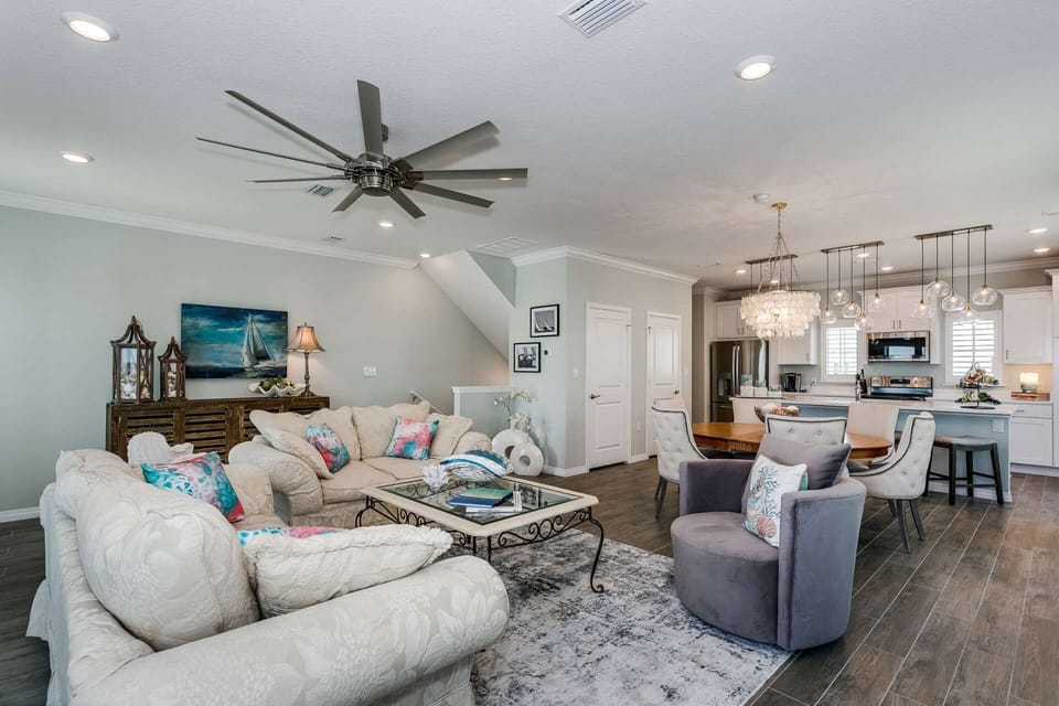 Sit back and relax in the gorgeous living room