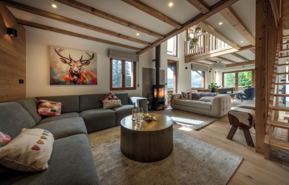 Lounge open plan dining 