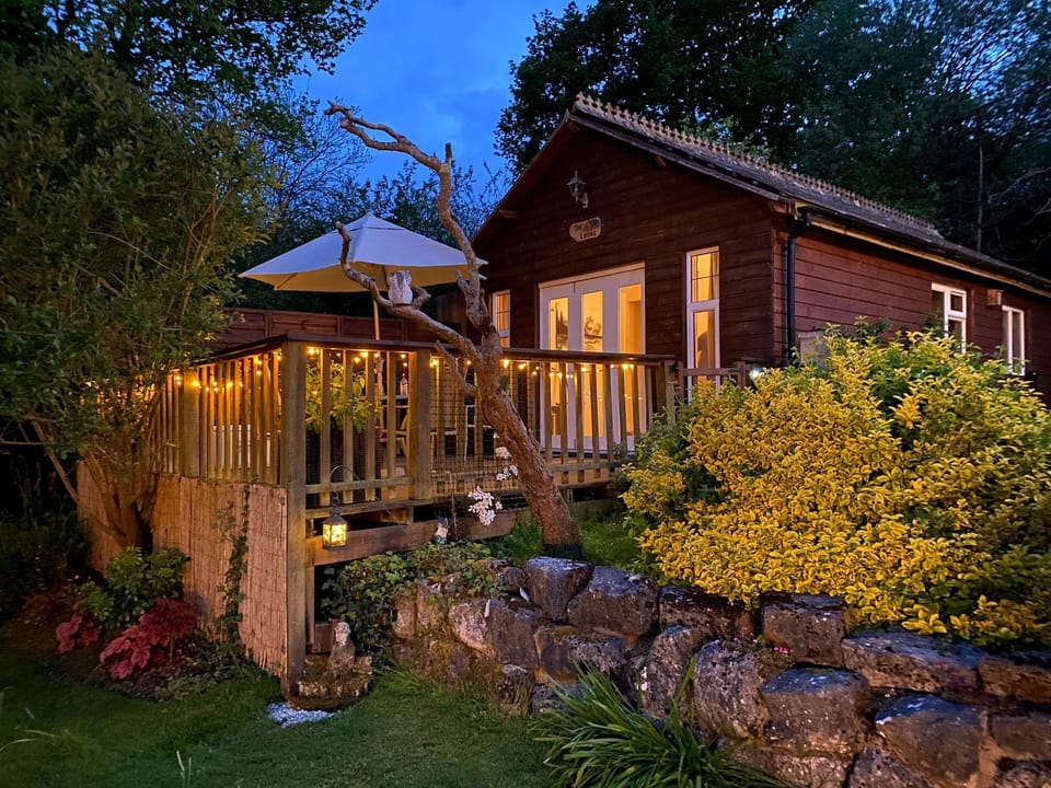 Lodge in evening
