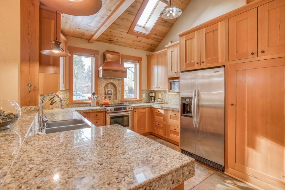 Kitchen with Refrigerator