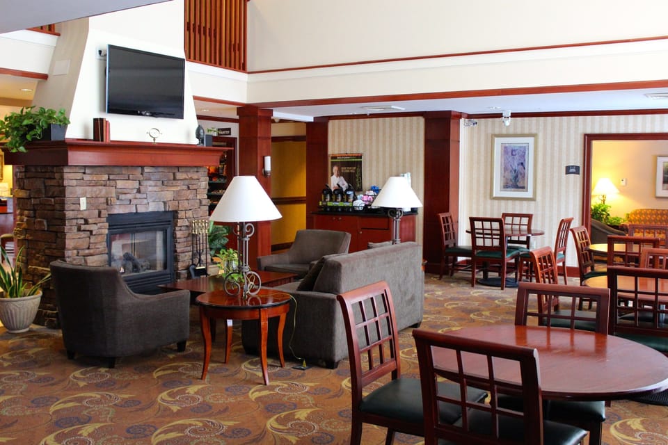 Relax in the common area.