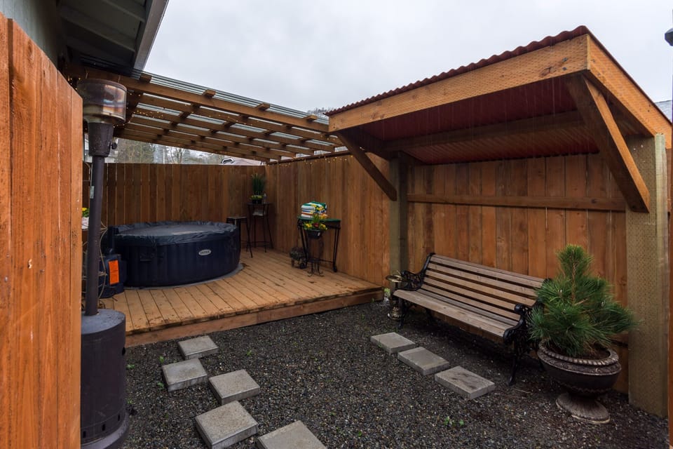 Covered Hot Tub