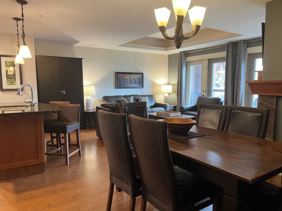 Large Open Concept Kitchen/Dining/Living Area.