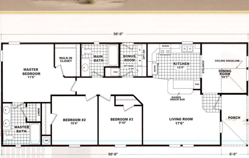 Vermillion Cliffs House floor plan