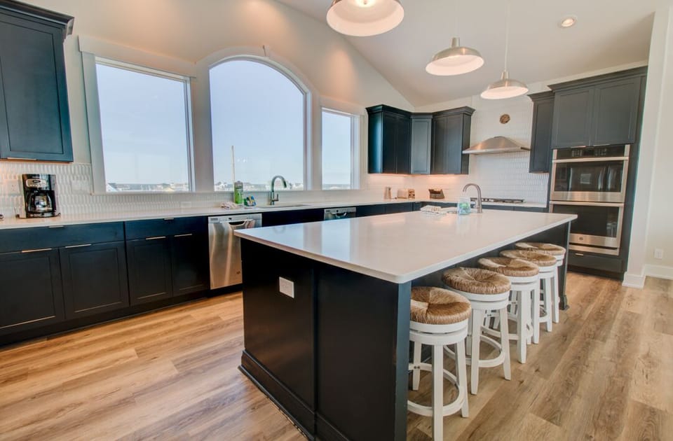 Large Kitchen with Ocean Views on Fourth Level