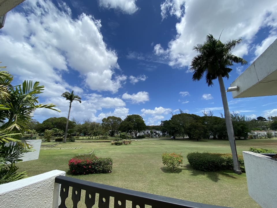 View from patio