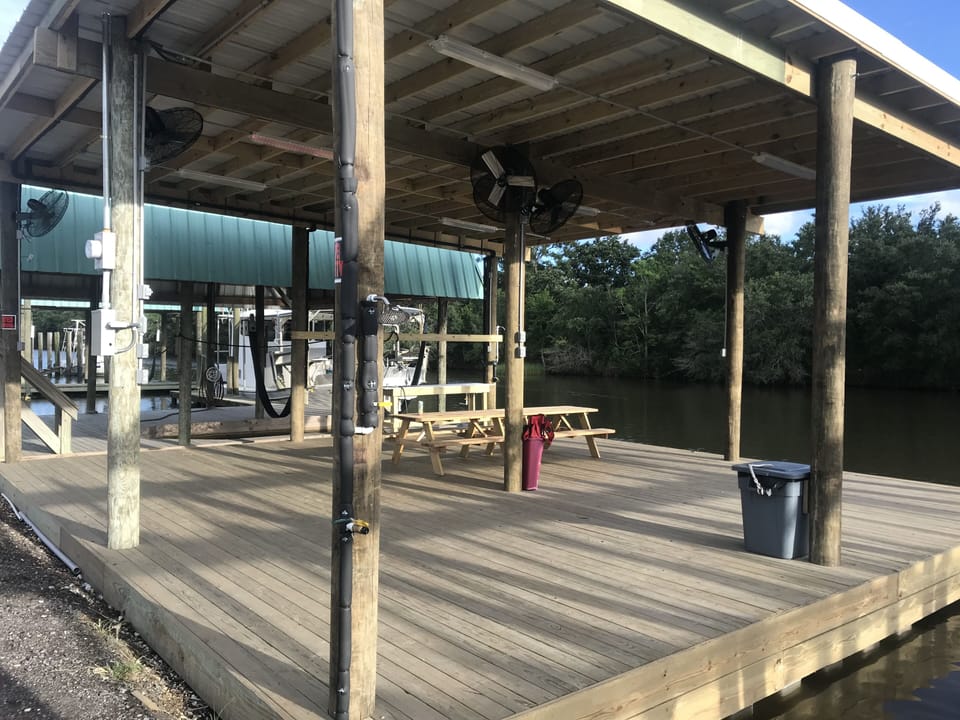New deck area
