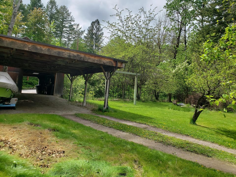 Swing Set and Carport
