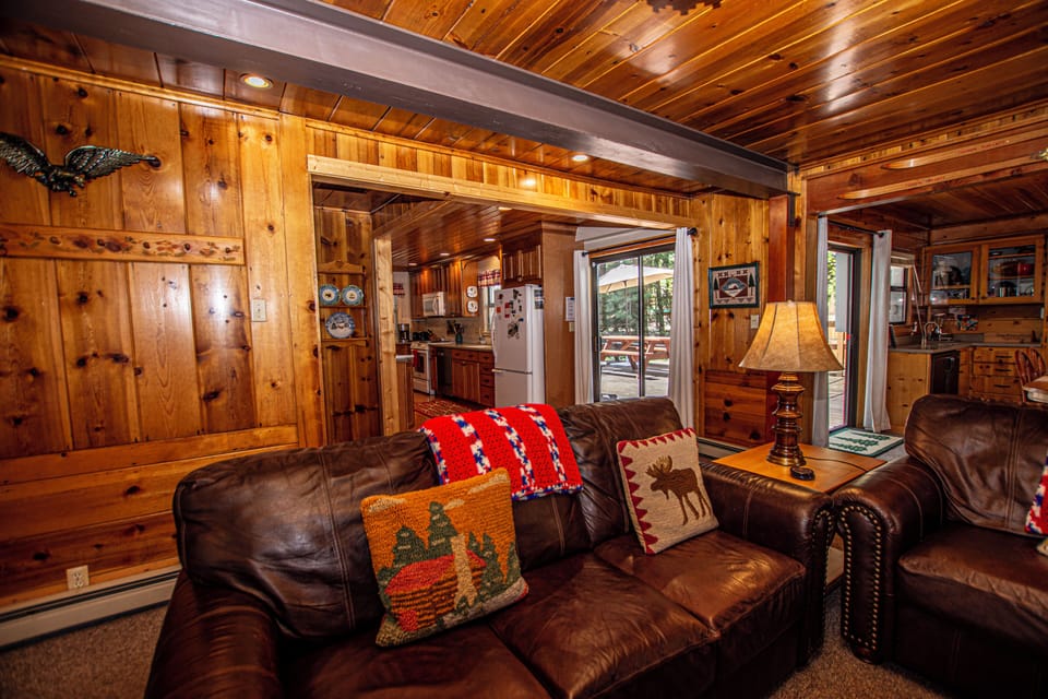 Fir Forest Cottage - Living Area and Kitchen