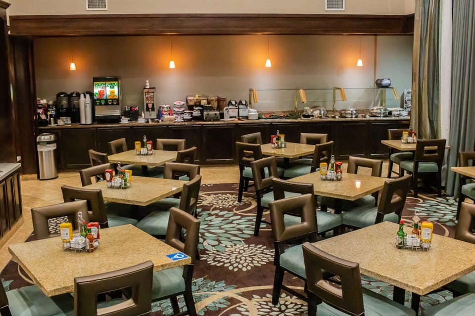Start your day off in the breakfast room.