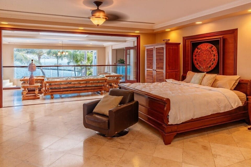 The spacious second bedroom also features an ensuite bathroom, upscale decor, and gorgeous views.