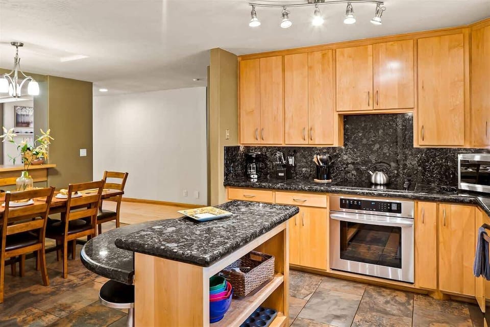 Fully equipped kitchen with all your cooking essentials