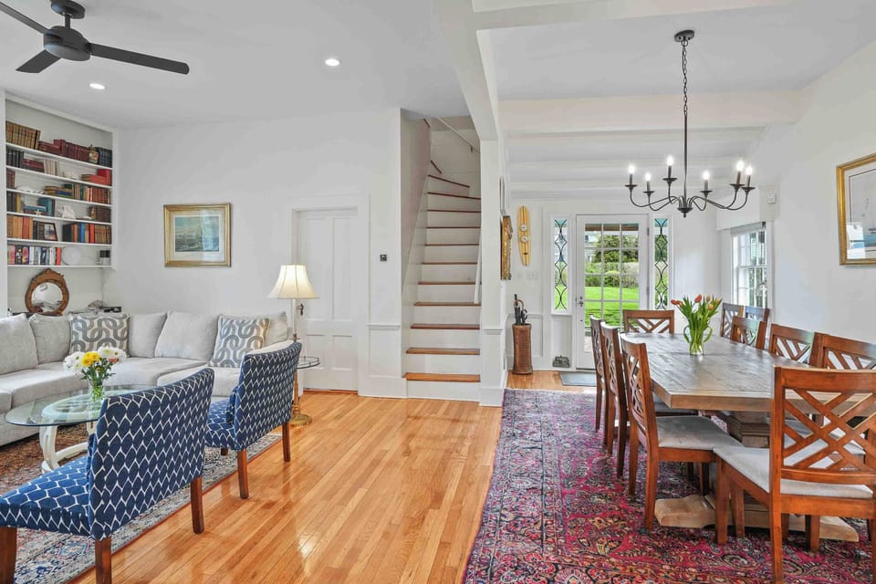 West Wing Living and Dining Area