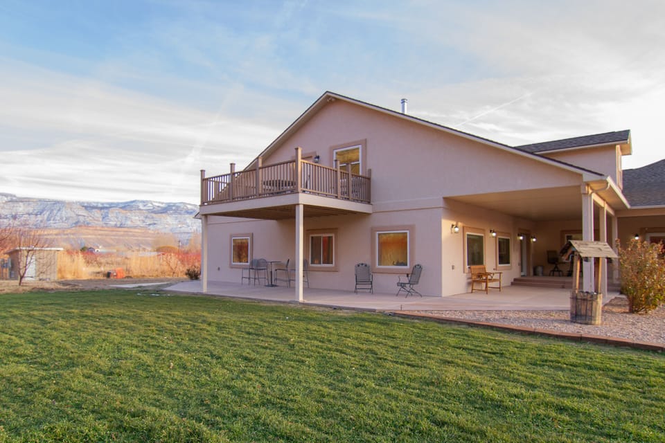 Back Yard and Patio area.