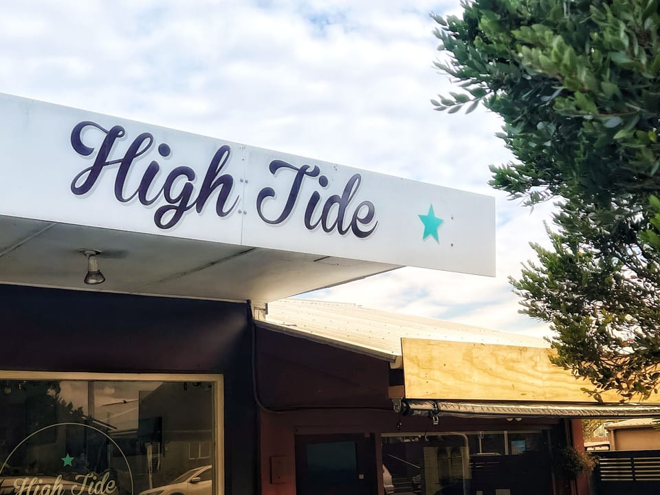 High Tide Cafe just at the end of driveway