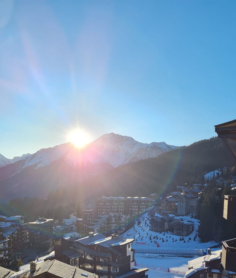 Sunrise view from the lounge window
