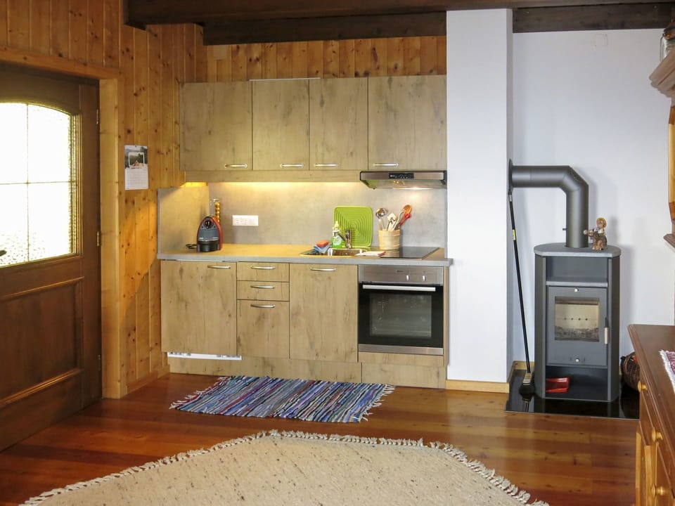 Room, Countertop, Cabinetry, Furniture, Property, Major Appliance, Kitchen, Floor, Hardwood, Kitchen Stove