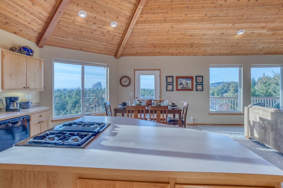 Kitchen with Dining Room View