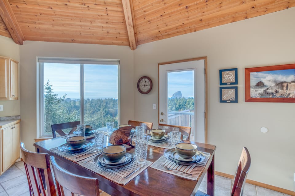 Dining Area with Window Views