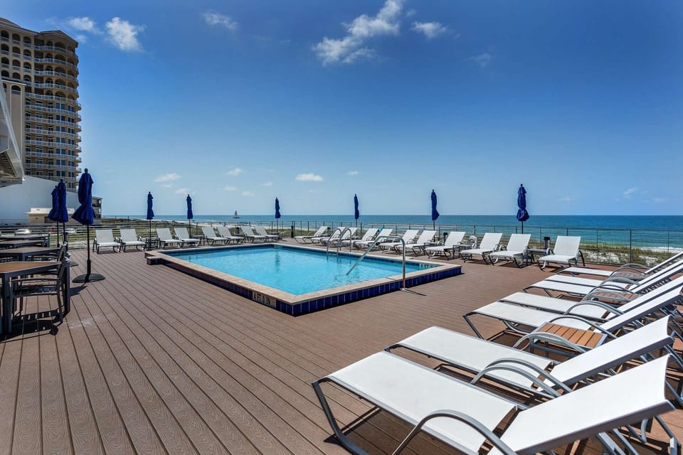 Take in gorgeous views at the Beach Club