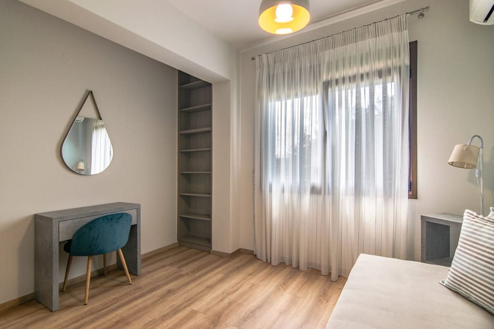 Comfortable bedroom of Large modern villa,Private Swimming pool,Rethymno,Crete