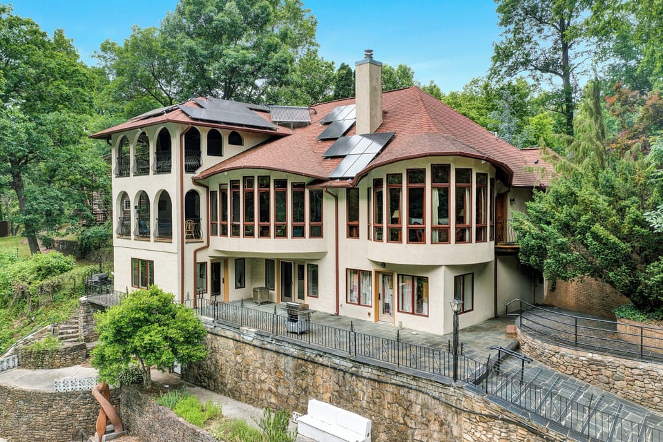 Brookwood house. Custom floor to ceiling windows 