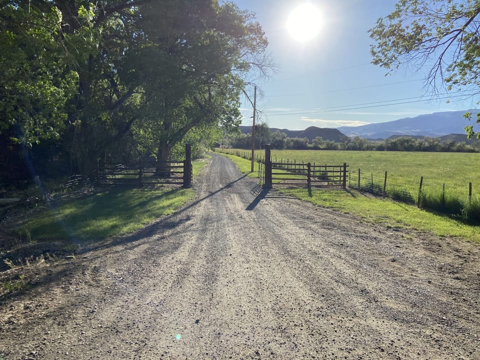 Entryway into Tongue Creek Ranch