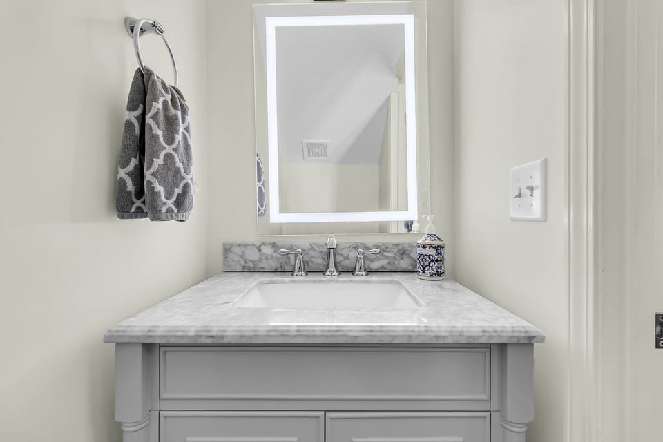Downstairs half bathroom