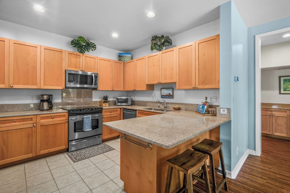 Fully equipped kitchen