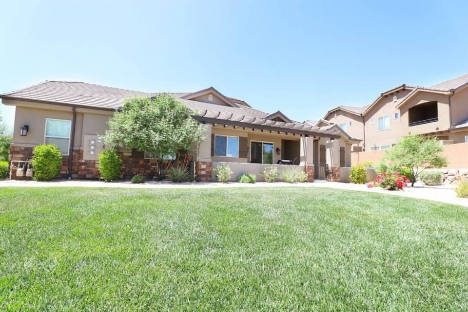 Large backyard